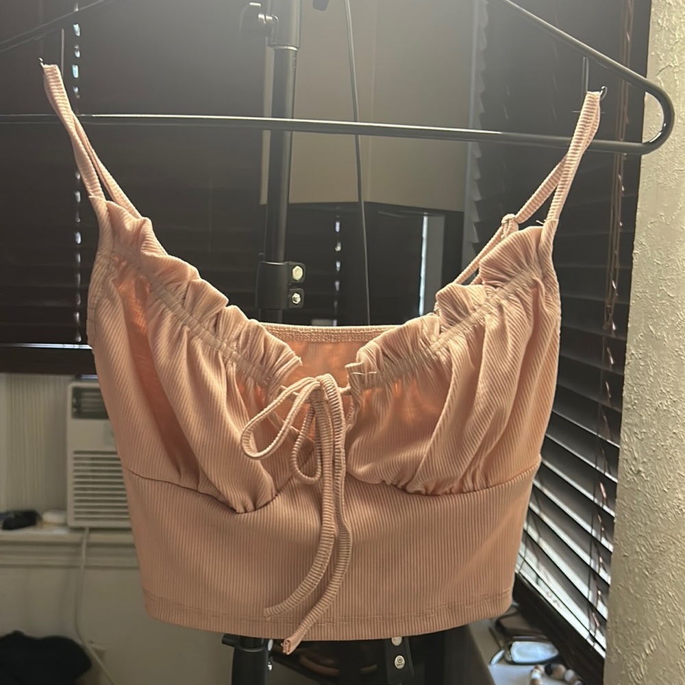 Light Pink crop top size small